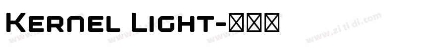 Kernel Light字体转换